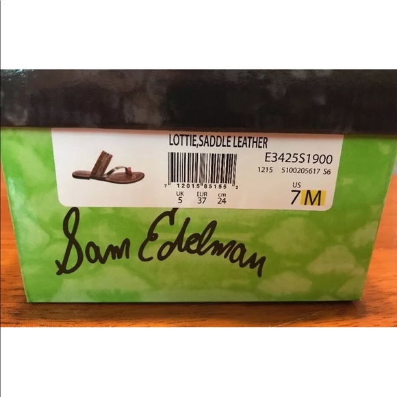 Gorgeous gold and coral Sam Edelman sandals - Picture 4 of 4